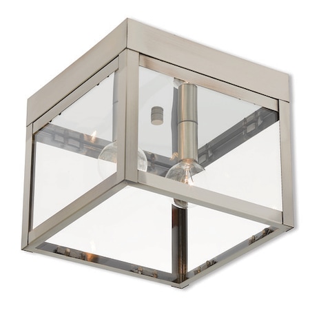 Nyack 2 Light Brushed Nickel Outdoor Cei MPN:20588-91