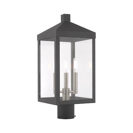 Nyack 3 Light Scandinavian Gray Outdoor MPN:20592-76