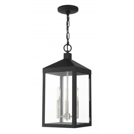 Black with Brushed Nickel Cluster Outdoo MPN:20593-04