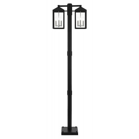 Black with Brushed Nickel Cluster Outdoo MPN:20599-04