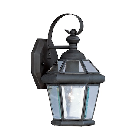 Georgetown 1 Light Black Outdoor Wall Lantern MPN:2061-04