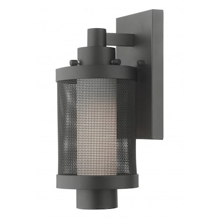 Textured Black Outdoor Wall Lantern, 1 Li MPN:20681-14