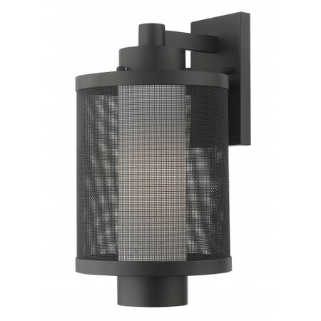 Textured Black Outdoor Wall Lantern, 1 Li MPN:20683-14