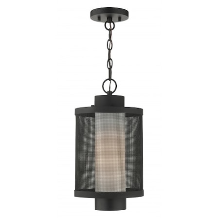 Textured Black Outdoor Pendant Lantern, 1 MPN:20687-14
