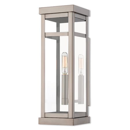 Hopewell 1 Light Brushed Nickel Outdoor MPN:20703-91