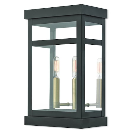 Hopewell 2 Light Bronze Outdoor Wall Lan MPN:20705-07