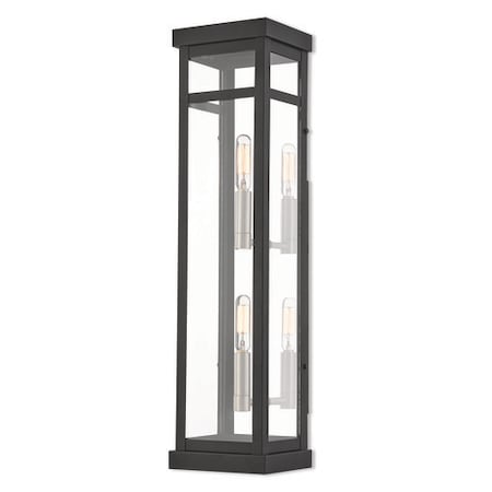 Hopewell 2 Light Black Outdoor Wall Lant MPN:20706-04