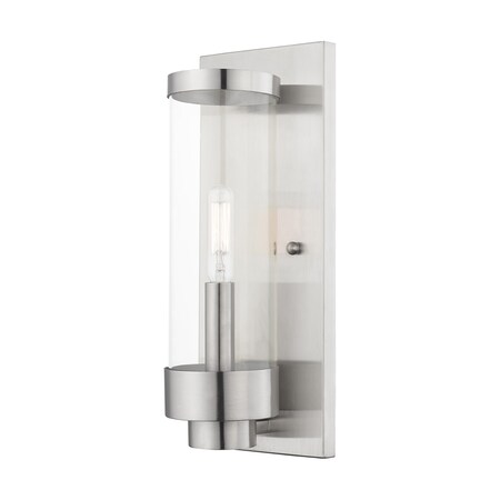 Hillcrest 1 Light Brushed Nickel Outdoor MPN:20721-91