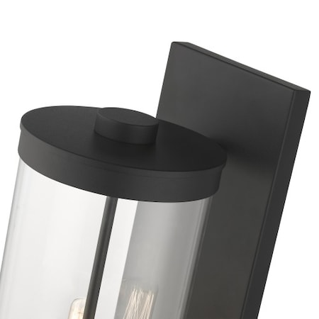 Textured Black Outdoor Wall Lantern, 3 Li MPN:20724-14