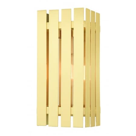 Satin Brass Outdoor Wall Lantern, 1 Light MPN:20752-12