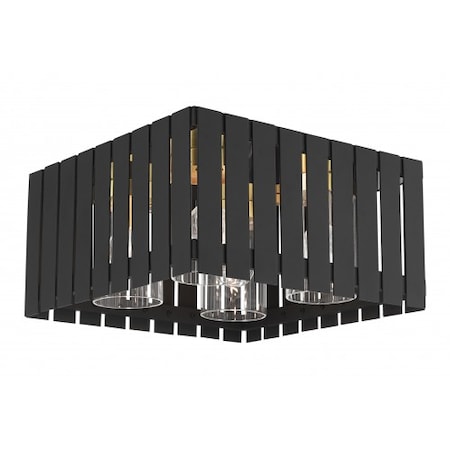 Black with Satin Brass Accents Outdoor F MPN:20754-04