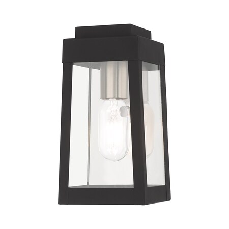 Oslo 1 Light Black Outdoor Wall Lantern MPN:20851-04
