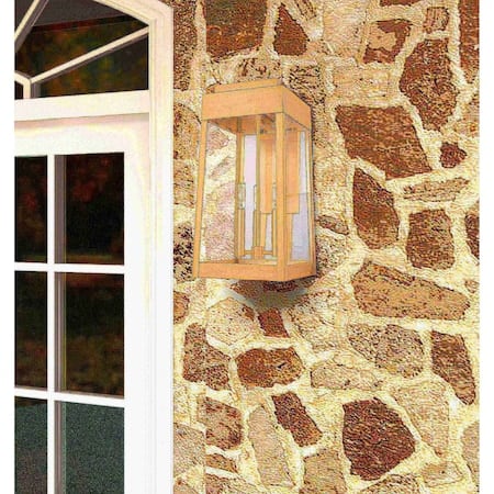 Oslo 3 Light Satin Brass Outdoor Wall La MPN:20858-12