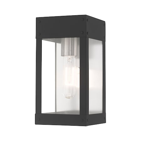 Barrett 1 Light Scandinavian Gray Outdoor Wall Lantern MPN:20871-76