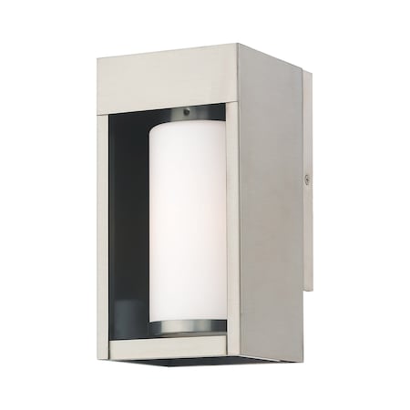 Bleecker 1 Light Brushed Nickel Outdoor MPN:20981-91