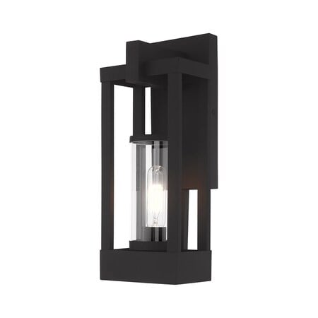 Delancey 1 Light Black Outdoor Wall Lantern MPN:20992-04