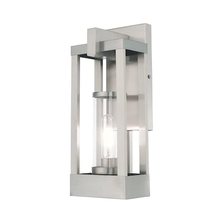 Delancey 1 Light Brushed Nickel Outdoor Wall Lantern MPN:20992-91