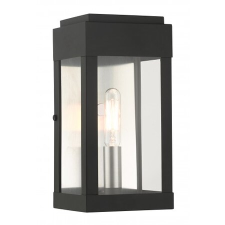 Black Outdoor ADA Wall Lantern, 1 Light MPN:21231-04