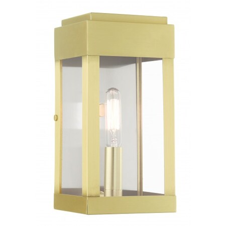 Satin BrassOutdoor ADA Wall Lantern, 1 Li MPN:21231-12
