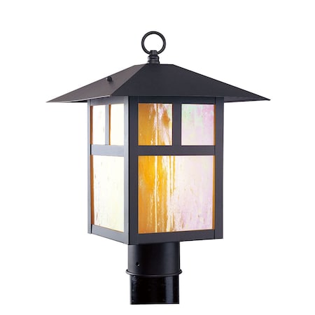 Montclair Mission 1 Light Bronze Outdoor Post Top Lantern MPN:2134-07