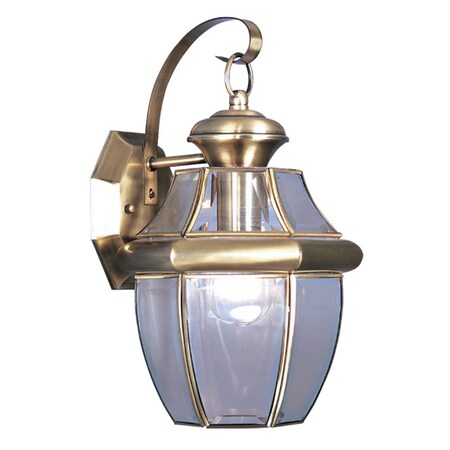 Monterey 1 Light Antique Brass Outdoor W MPN:2151-01