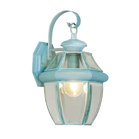 Monterey 1 Light Verdigris Outdoor Wall Lantern MPN:2151-06