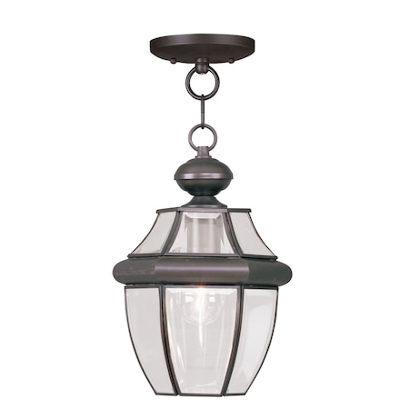 Monterey 1 Light Bronze Outdoor Pendant Lantern MPN:2152-07