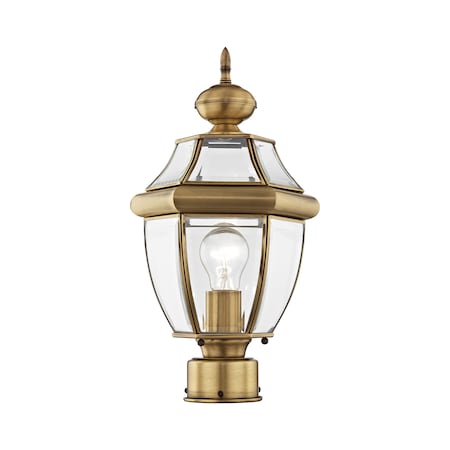Monterey 1 Light Antique Brass Outdoor P MPN:2153-01
