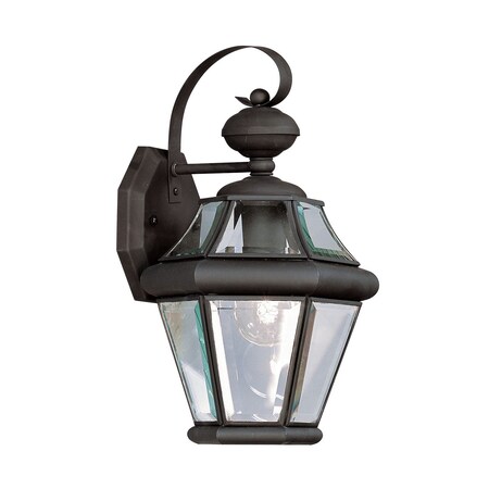 Georgetown 1 Light Black Outdoor Wall La MPN:2161-04