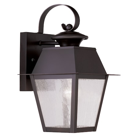 Mansfield 1 Light Bronze Outdoor Wall La MPN:2162-07
