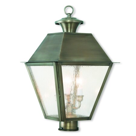 Mansfield 3 Light Vintage Pewter Outdoor MPN:2169-29