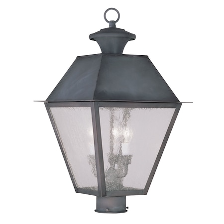 Mansfield 3 Light Charcoal Outdoor Post MPN:2169-61