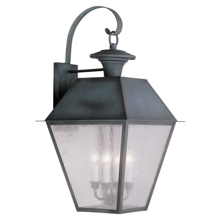 Mansfield 4 Light Charcoal Outdoor Wall MPN:2172-61