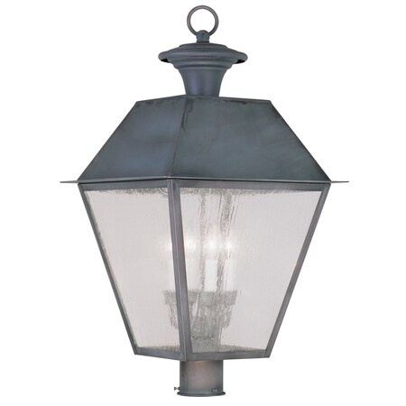 Mansfield 4 Light Charcoal Outdoor Post MPN:2173-61