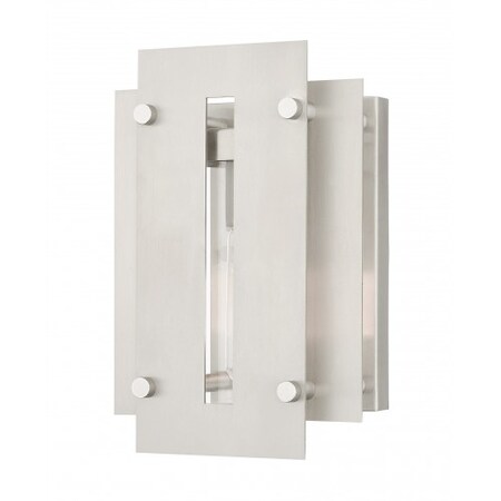 Brushed Nickel Accents Outdoor Wall Lant MPN:21771-91