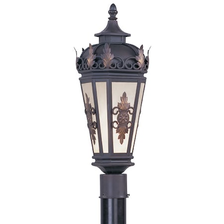 Berkshire 1 Light Bronze Outdoor Post Top Lantern MPN:2194-07
