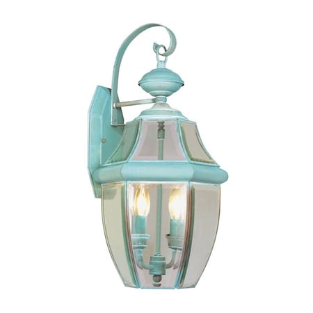 Monterey 2 Light Verdigris Outdoor Wall MPN:2251-06