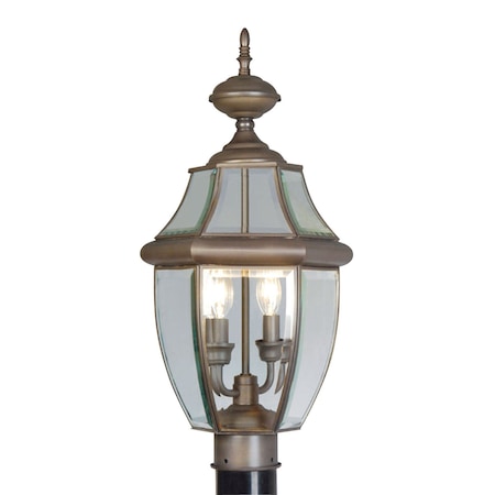 Monterey 2 Light Bronze Outdoor Post Top MPN:2254-07