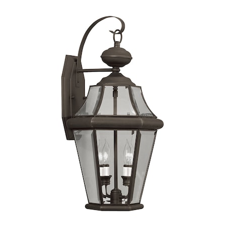 Georgetown 2 Light Bronze Outdoor Wall L MPN:2261-07