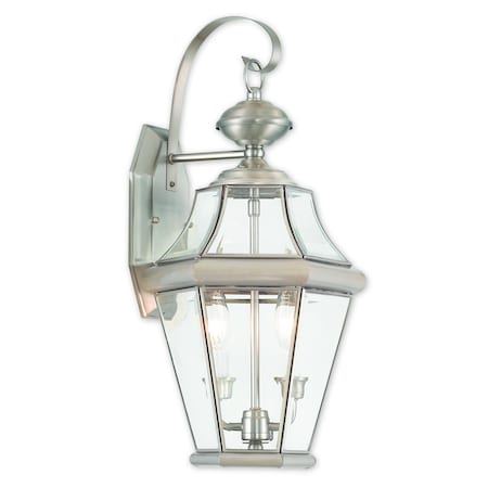 Georgetown 2 Light Brushed Nickel Outdoo MPN:2261-91