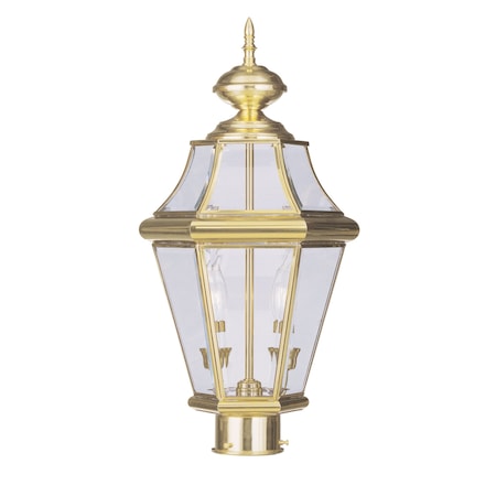 Georgetown 2 Light Polished Brass Outdoo MPN:2264-02
