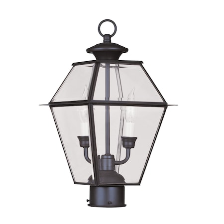 Westover 2 Light Bronze Outdoor Post Top MPN:2284-07