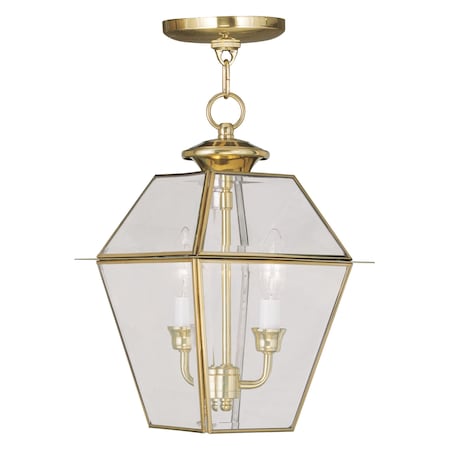 Westover 2 Light Polished Brass Outdoor MPN:2285-02