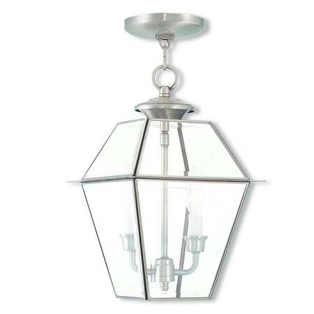 Westover 2 Light Brushed Nickel Outdoor MPN:2285-91