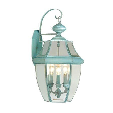 Monterey 3 Light Verdigris Outdoor Wall MPN:2351-06