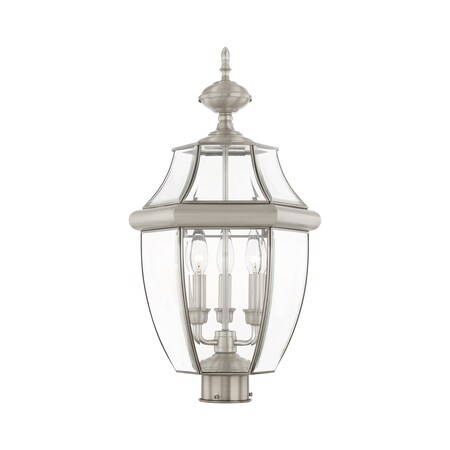 Monterey 3 Light Brushed Nickel Outdoor MPN:2354-91