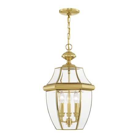 Monterey 3 Light Polished Brass Outdoor MPN:2355-02