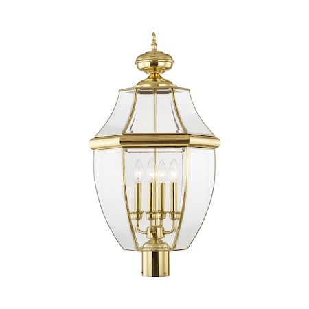 Monterey 4 Light Polished Brass Outdoor MPN:2358-02