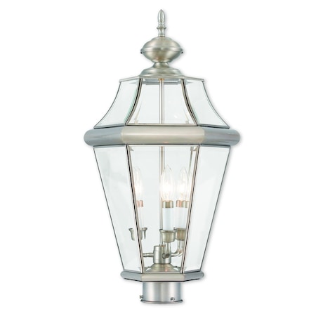 Georgetown 3 Light Brushed Nickel Outdoo MPN:2364-91