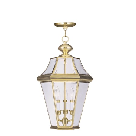 Georgetown 3 Light Polished Brass Outdoo MPN:2365-02